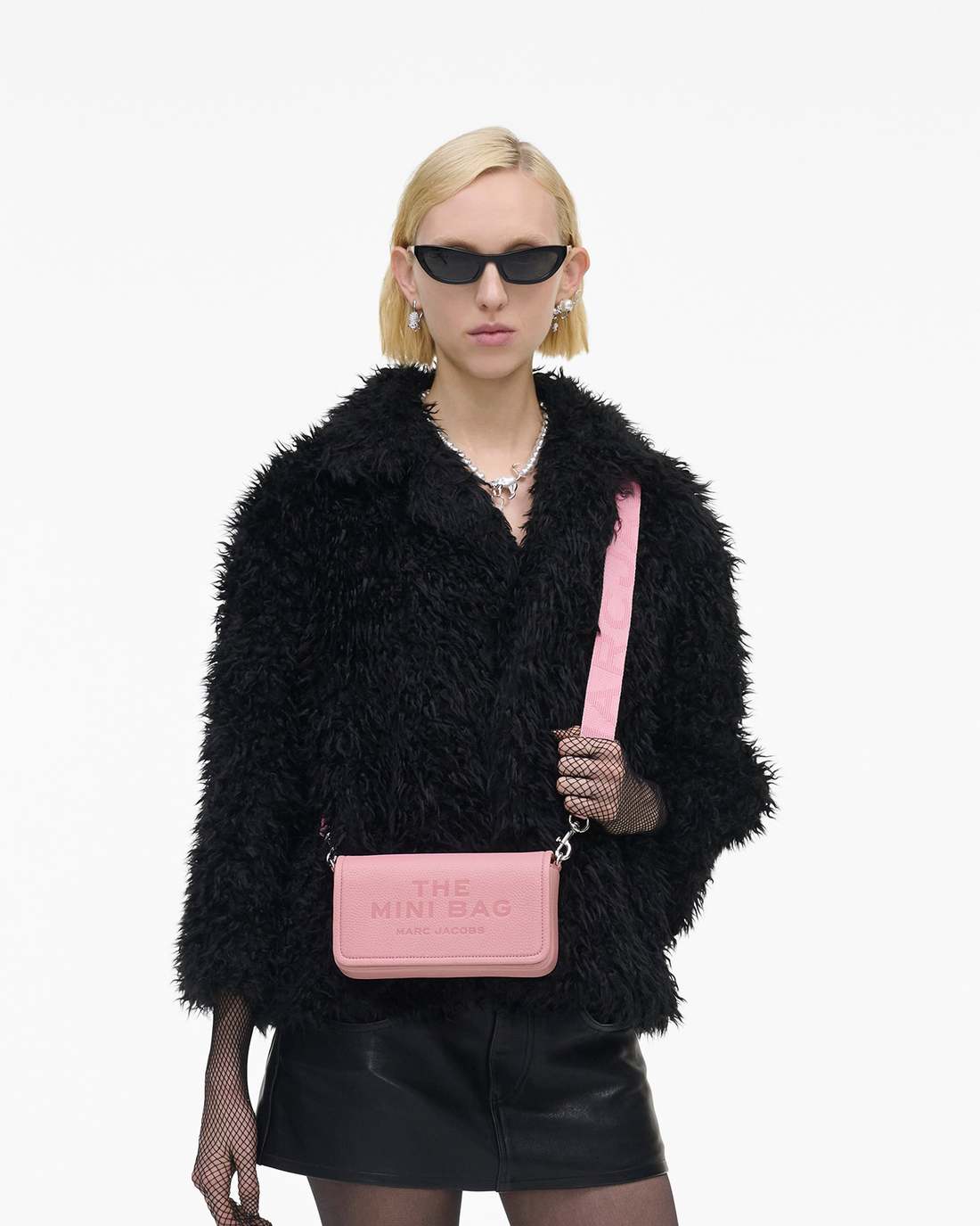 The Leather Mini Bag Ribbon Pink Marc Jacobs / BAGS|WALLETS