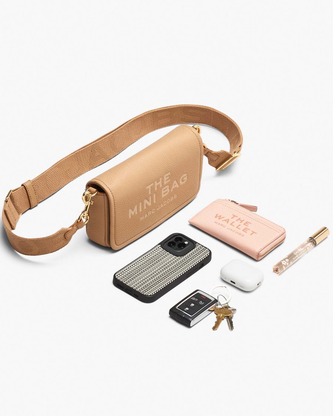The Leather Mini Bag Ribbon Pink Marc Jacobs / BAGS|WALLETS