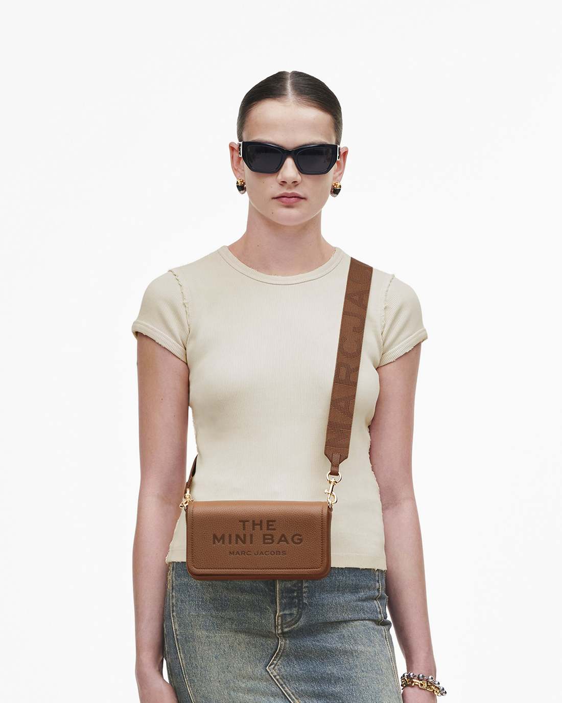 The Leather Mini Bag Argan Oil Marc Jacobs / BAGS|WALLETS