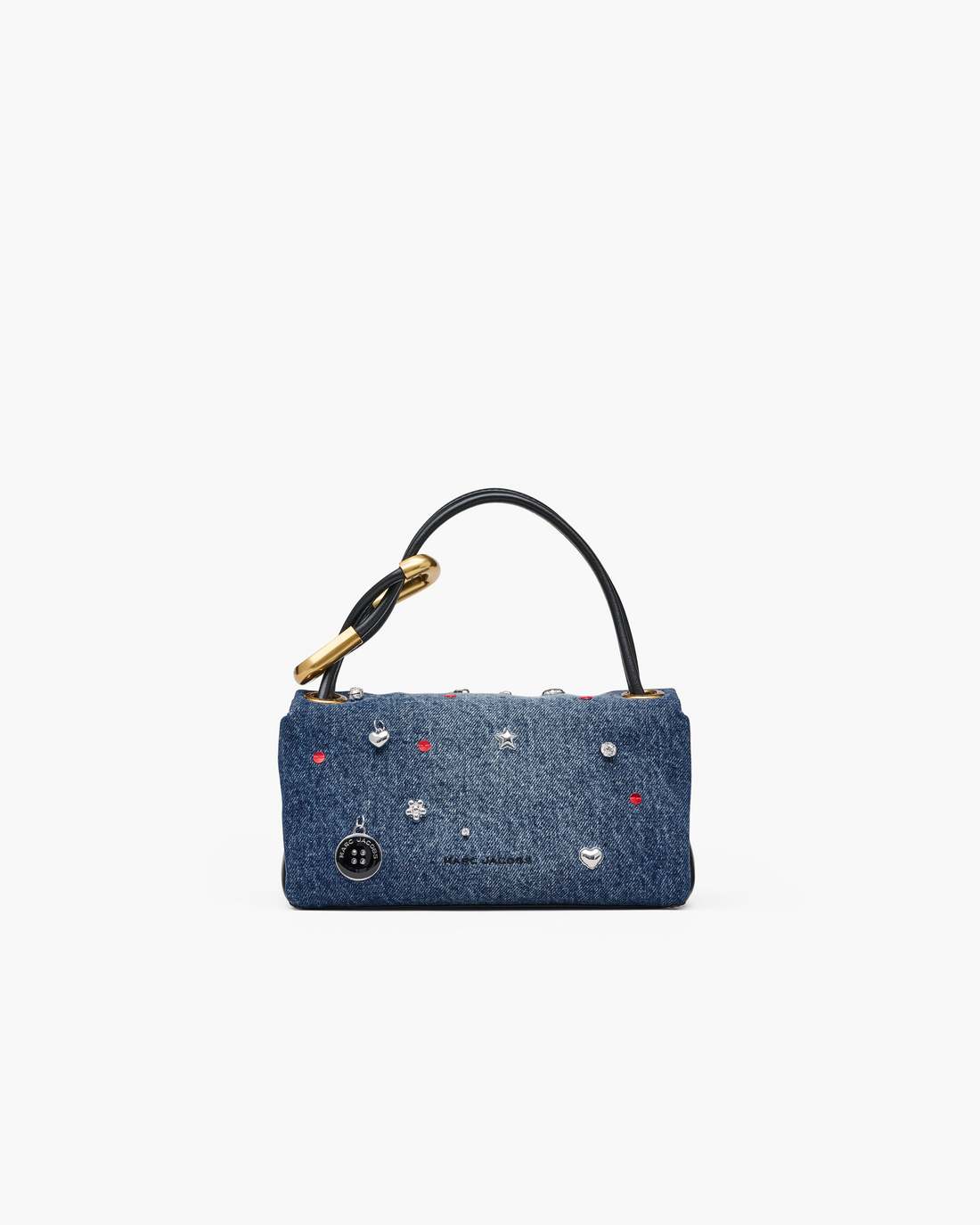 The Trinket Charm Denim Mini Dual Bag Medium Wash Multi Marc Jacobs / BAGS|NEW ARRIVALS