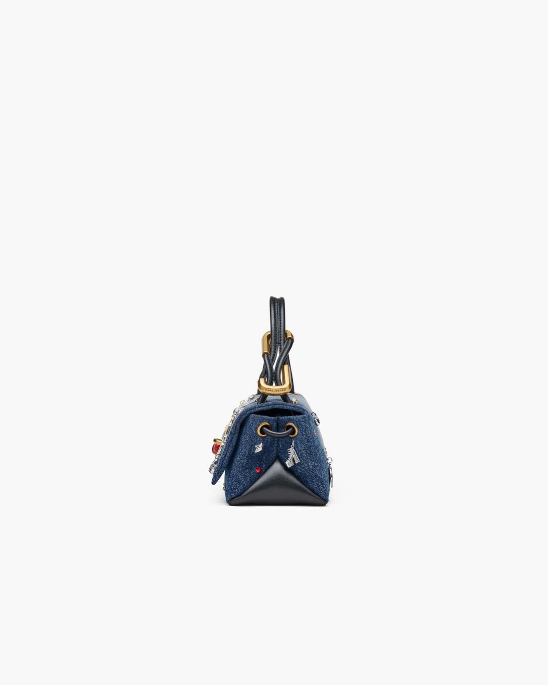 The Trinket Charm Denim Mini Dual Bag Medium Wash Multi Marc Jacobs / BAGS|NEW ARRIVALS