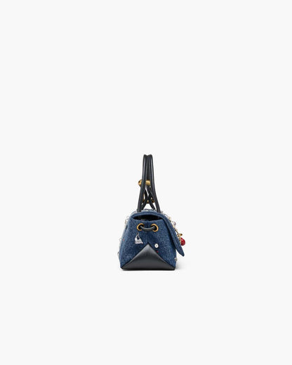 The Trinket Charm Denim Mini Dual Bag Medium Wash Multi Marc Jacobs / BAGS|NEW ARRIVALS