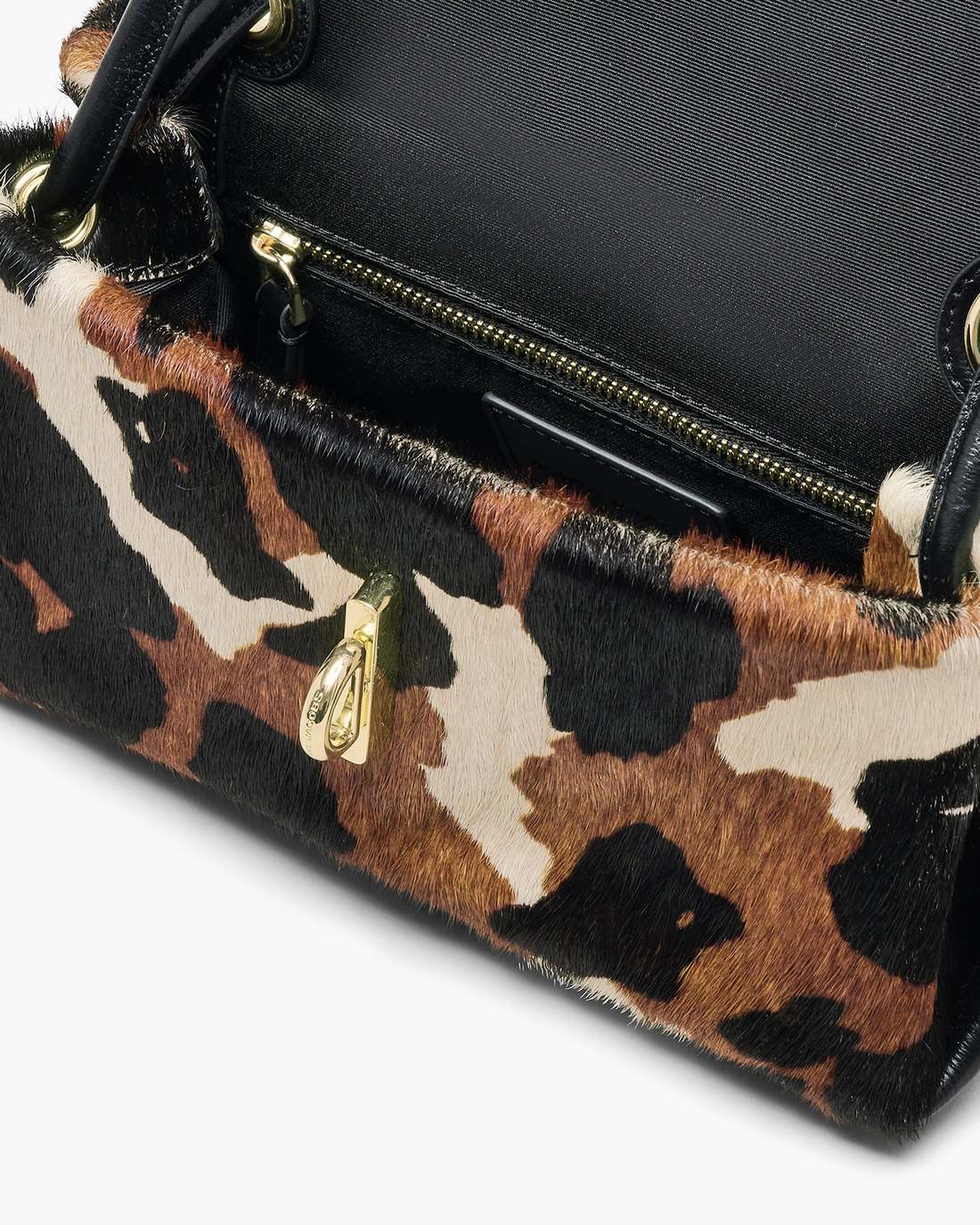 The Cow Haircalf Mini Dual Shoulder Bag Mocha Multi Marc Jacobs / BAGS|NEW ARRIVALS