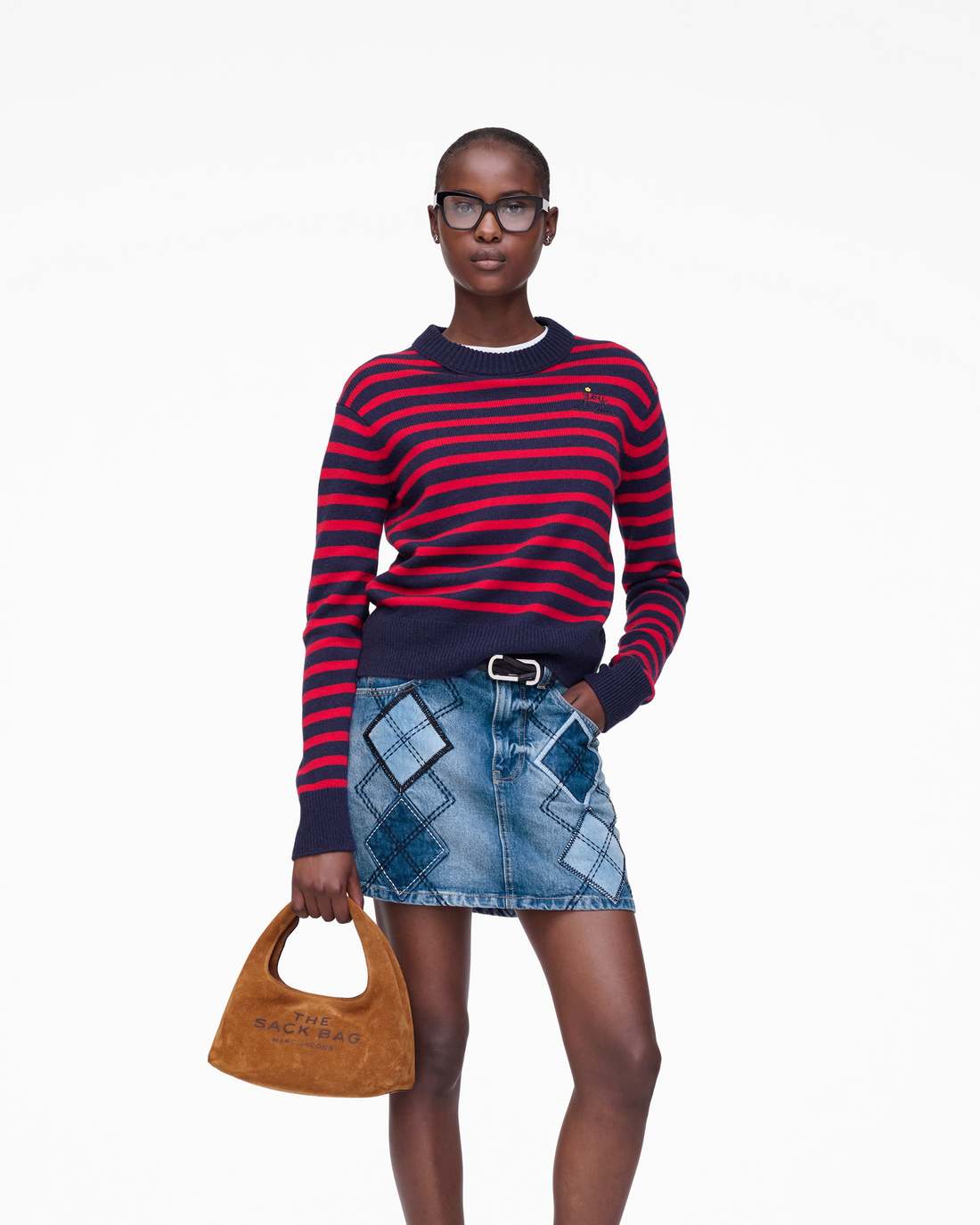 The Suede Mini Sack Bag Copper Marc Jacobs / BAGS