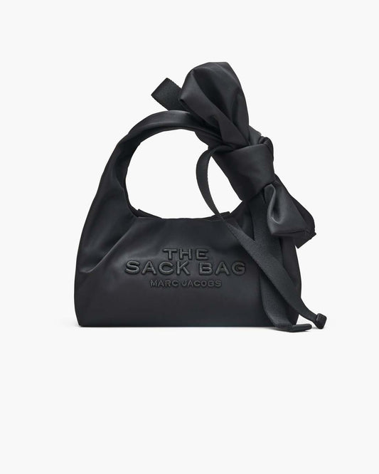 The Bow Nylon Mini Sack Bag Black Marc Jacobs / BAGS