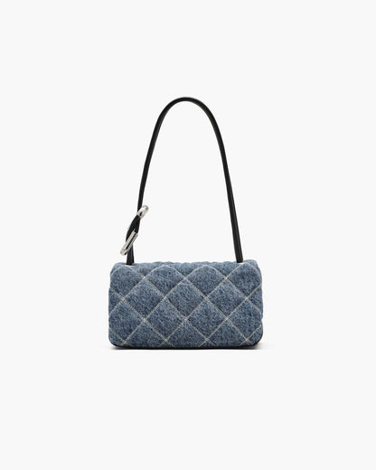 The Quilted Denim Mini Dual Shoulder Bag Light Wash Indigo Marc Jacobs / BAGS
