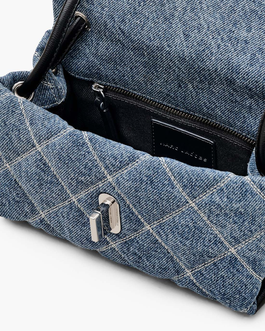 The Quilted Denim Mini Dual Shoulder Bag Light Wash Indigo Marc Jacobs / BAGS