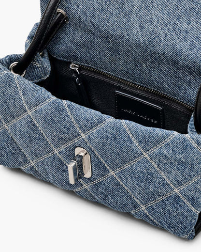 The Quilted Denim Mini Dual Shoulder Bag Light Wash Indigo Marc Jacobs / BAGS