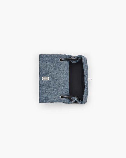 The Quilted Denim Mini Dual Shoulder Bag Light Wash Indigo Marc Jacobs / BAGS