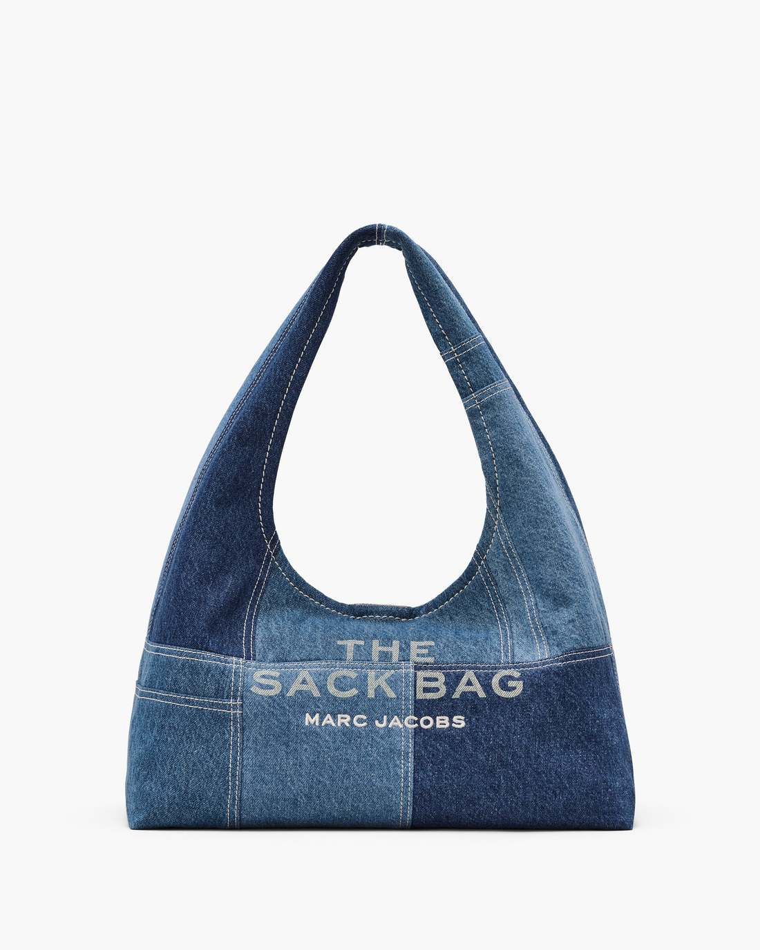 The Patchwork Denim Sack Bag Blue Denim Marc Jacobs / BAGS