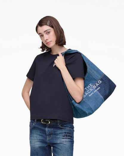 The Patchwork Denim Sack Bag Blue Denim Marc Jacobs / BAGS