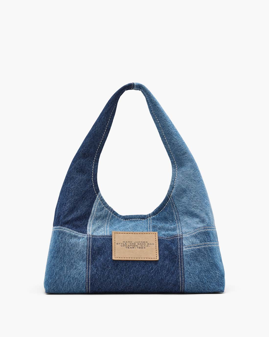 The Patchwork Denim Sack Bag Blue Denim Marc Jacobs / BAGS