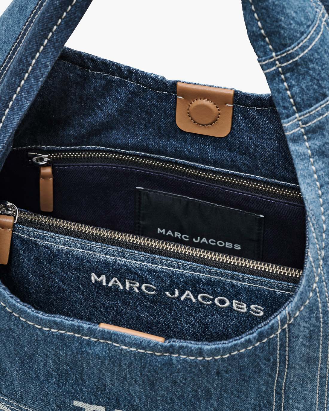 The Patchwork Denim Sack Bag Blue Denim Marc Jacobs / BAGS