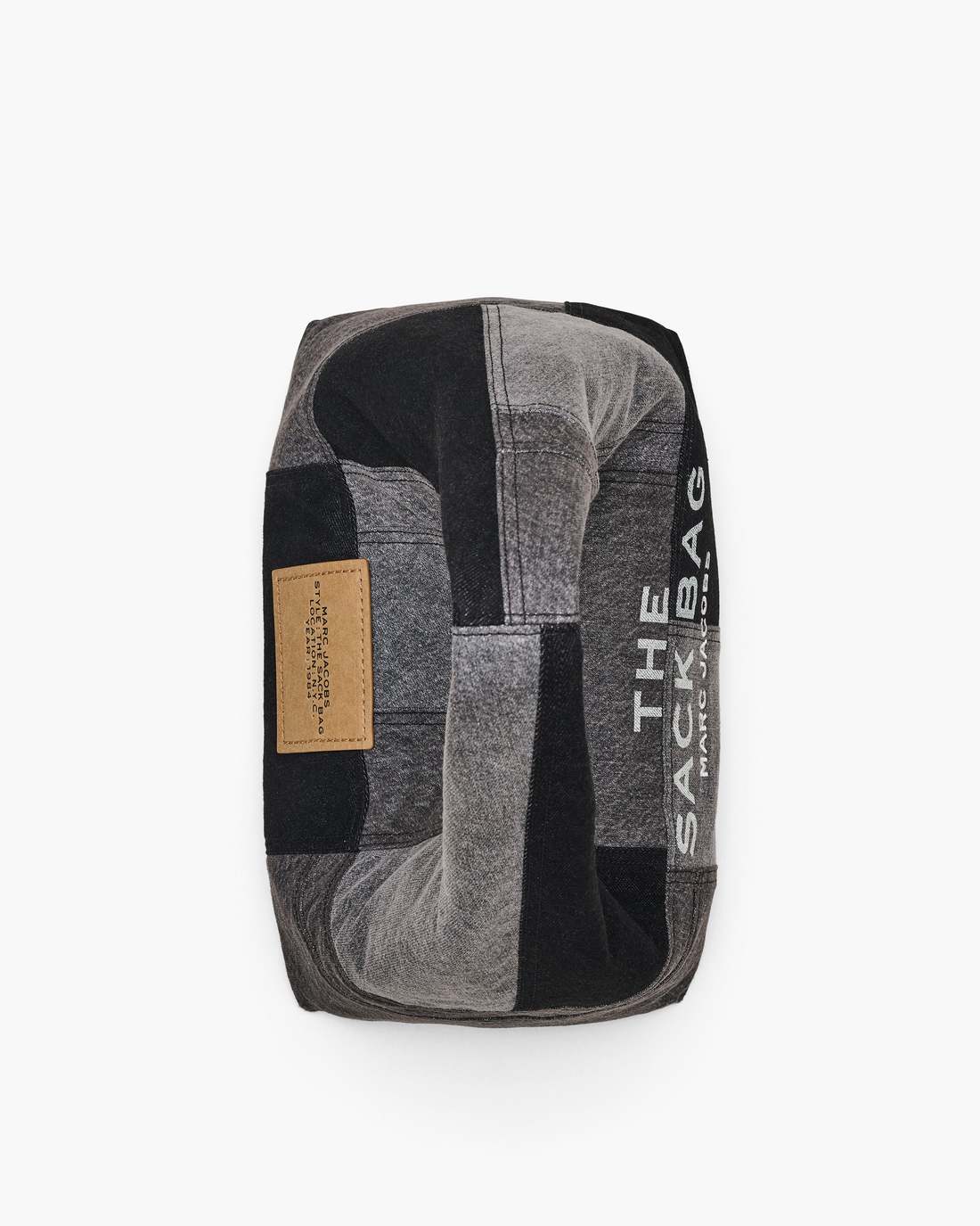 The Patchwork Denim Sack Bag Black Denim Marc Jacobs / BAGS