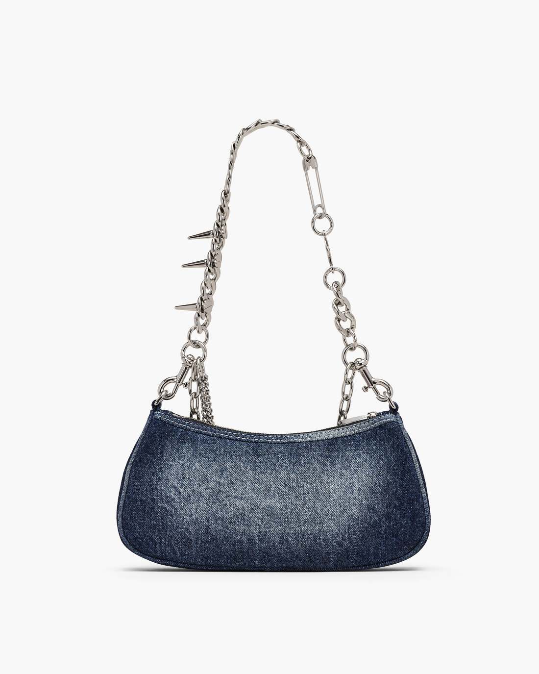 Marc Jacobs The Faded Denim Charm Shoulder Bag Faded Vintage Indigo