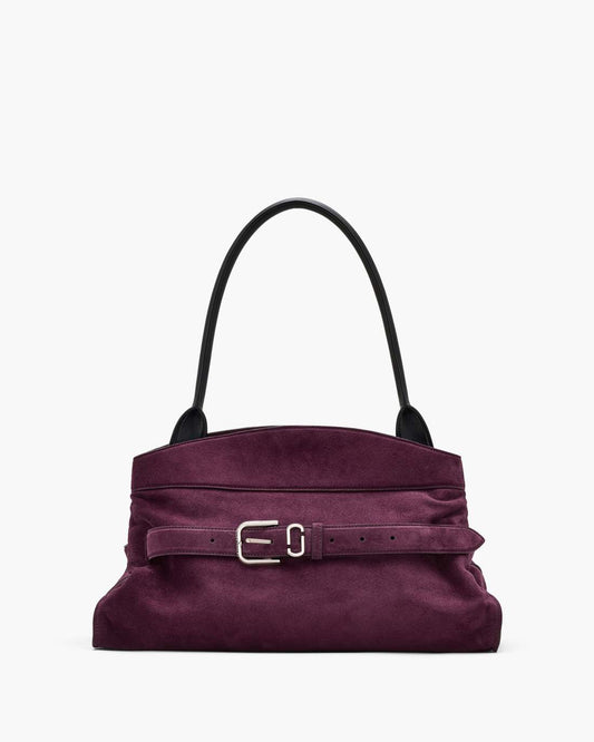 The Suede Dakota Satchel Dark Plum Marc Jacobs / BAGS
