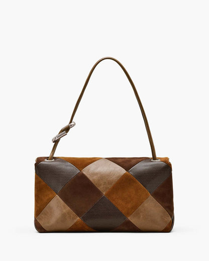The Suede Patchwork Large Dual Bag Brown Multi Marc Jacobs / BAGS