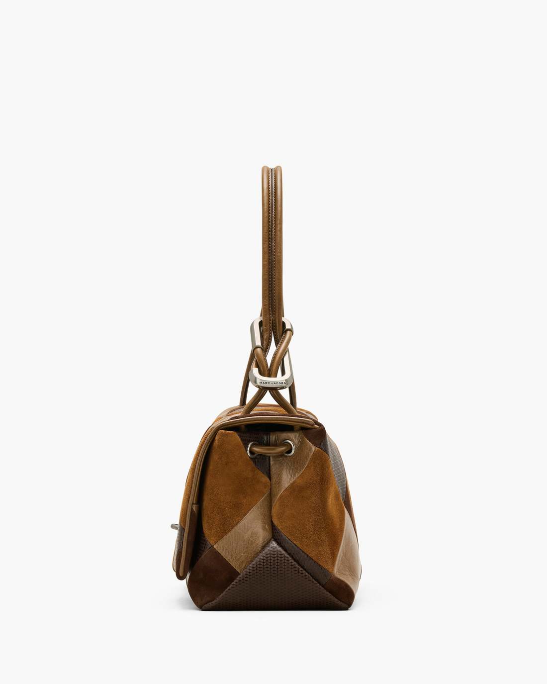The Suede Patchwork Large Dual Bag Brown Multi Marc Jacobs / BAGS