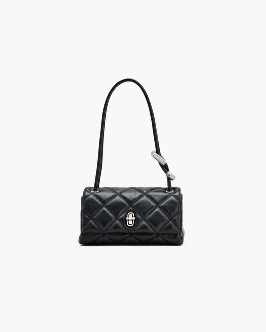 The Quilted Mini Dual Shoulder Bag Black Marc Jacobs / BAGS