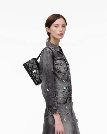 The Quilted Mini Dual Shoulder Bag Black Marc Jacobs / BAGS