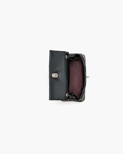 The Quilted Mini Dual Shoulder Bag Black Marc Jacobs / BAGS