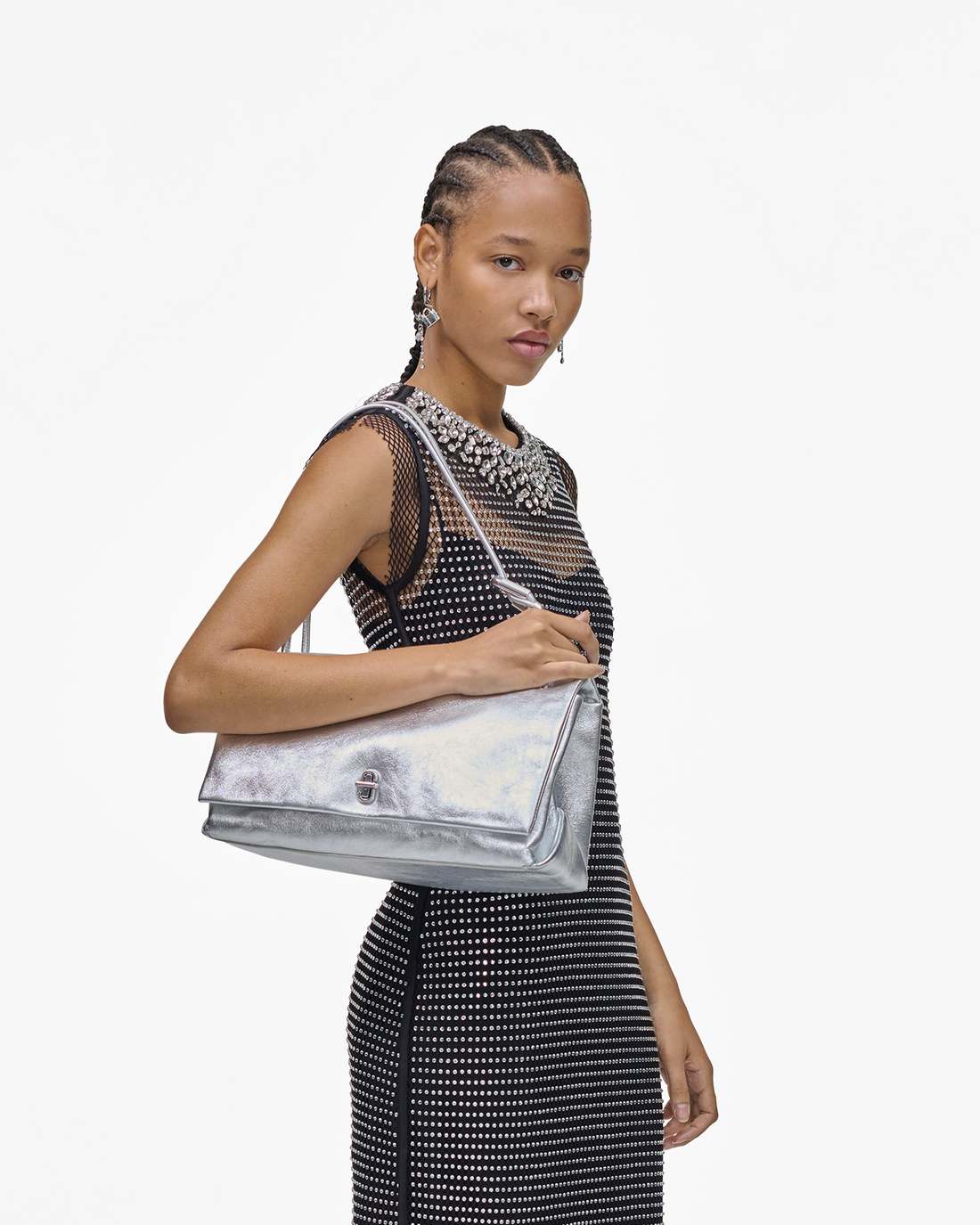 The Metallic Large Dual Bag Silver Marc Jacobs / BAGS