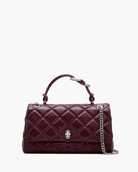 The Quilted Dual Convertible Shoulder Bag Dark Plum Marc Jacobs / BAGS