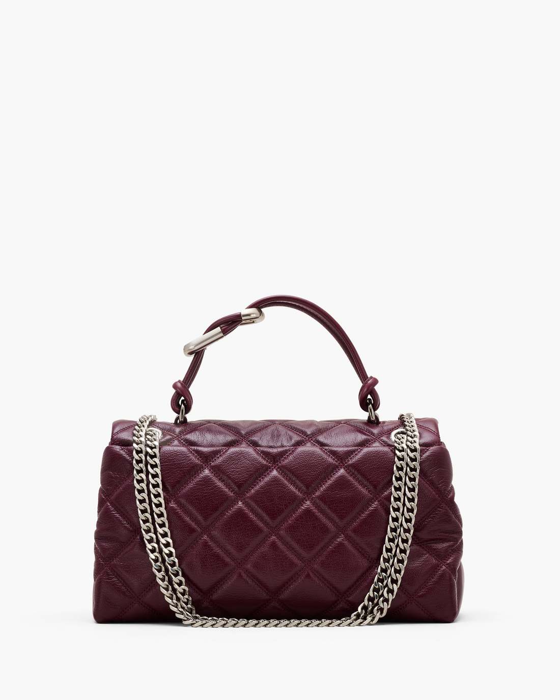 The Quilted Dual Convertible Shoulder Bag Dark Plum Marc Jacobs / BAGS