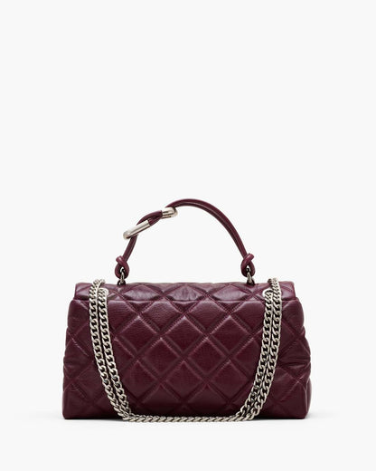 The Quilted Dual Convertible Shoulder Bag Dark Plum Marc Jacobs / BAGS