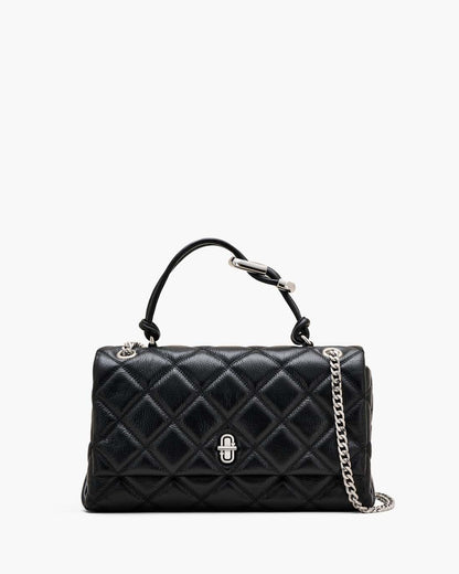 The Quilted Dual Convertible Shoulder Bag Black Marc Jacobs / BAGS