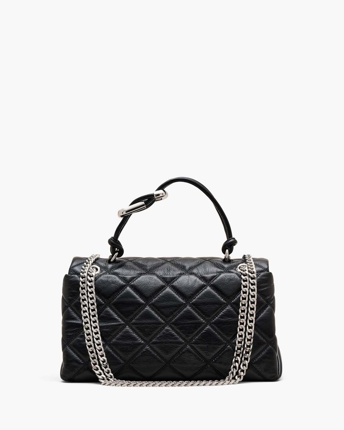 The Quilted Dual Convertible Shoulder Bag Black Marc Jacobs / BAGS