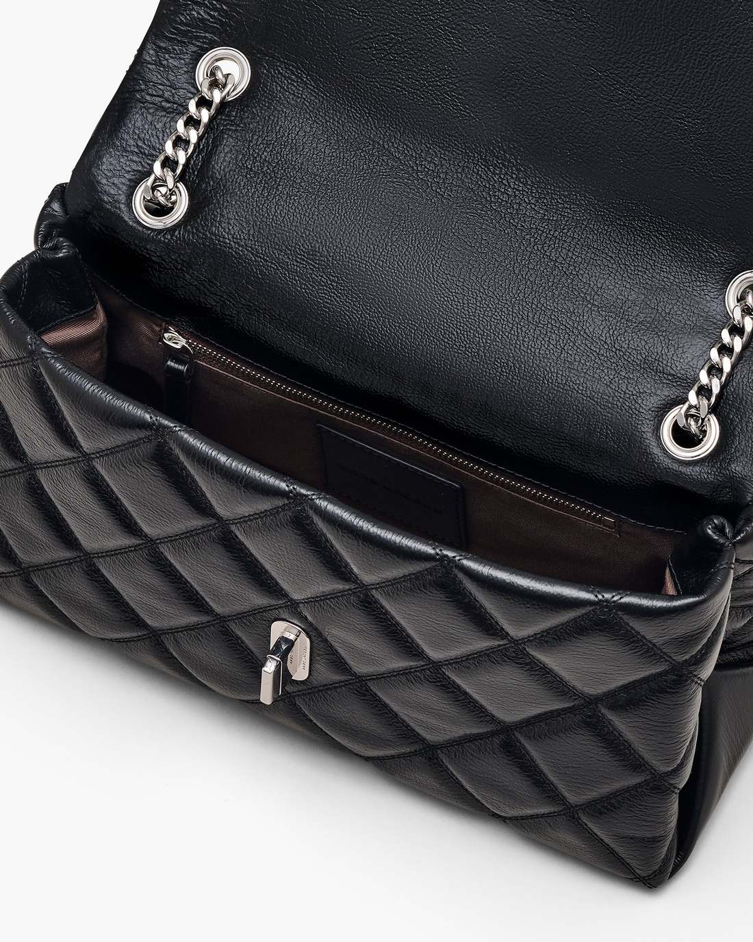 The Quilted Dual Convertible Shoulder Bag Black Marc Jacobs / BAGS