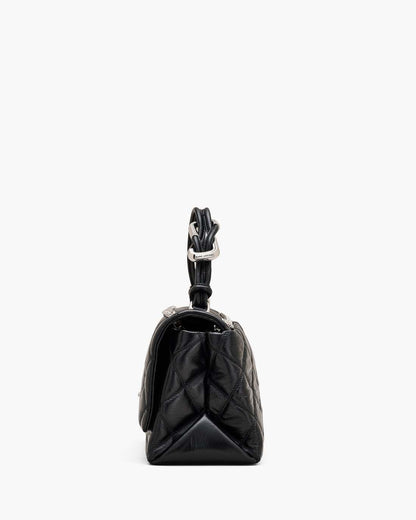 The Quilted Dual Convertible Shoulder Bag Black Marc Jacobs / BAGS