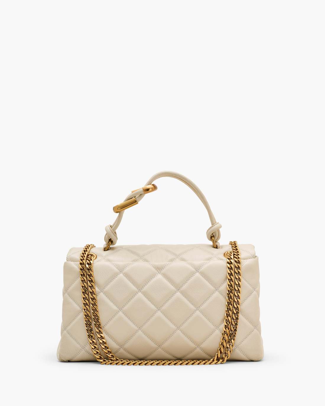 The Quilted Dual Convertible Shoulder Bag Cloud White Marc Jacobs / BAGS
