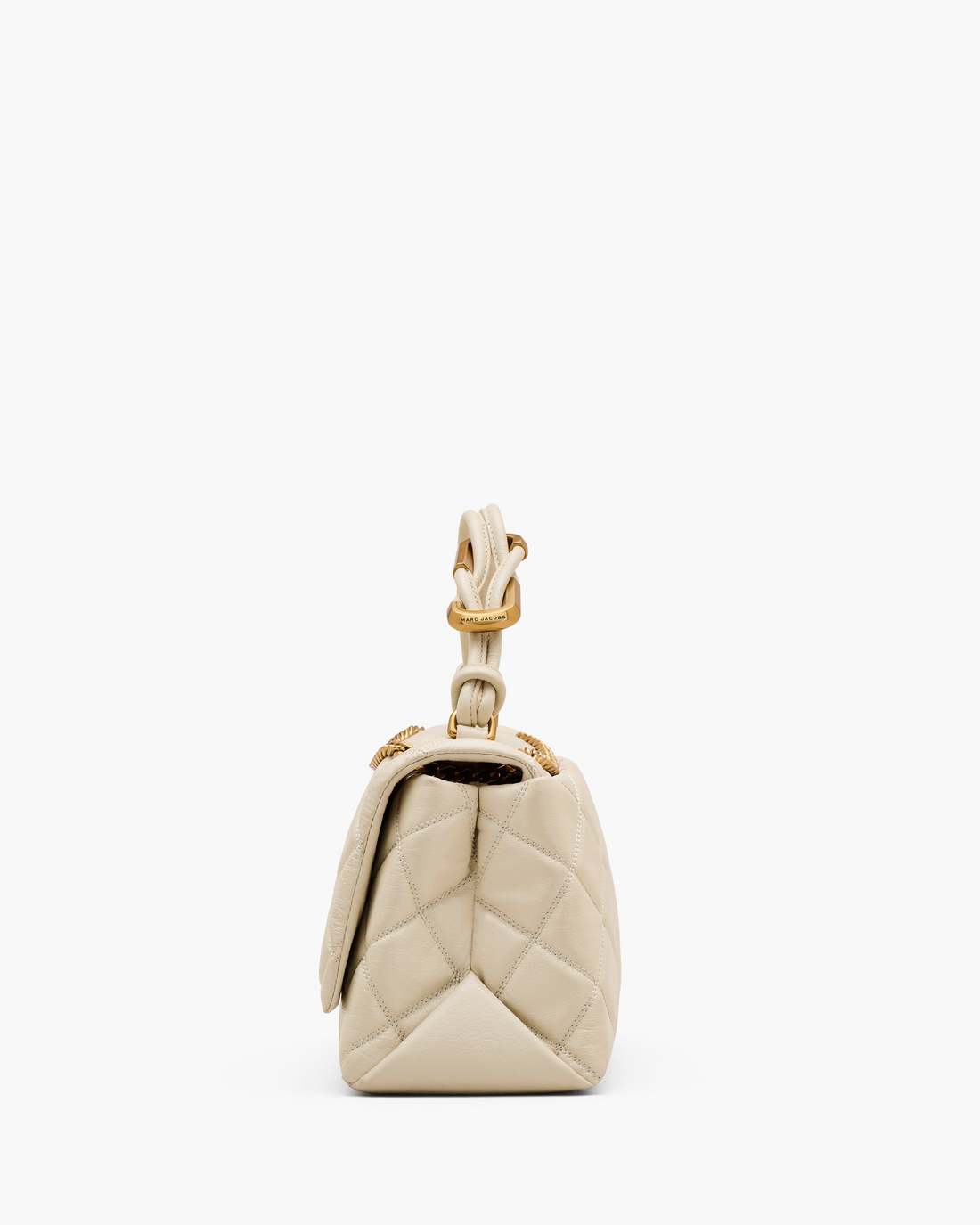 The Quilted Dual Convertible Shoulder Bag Cloud White Marc Jacobs / BAGS