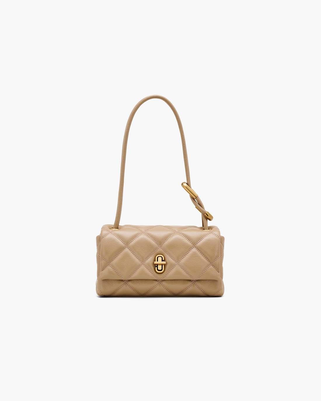 The Quilted Mini Dual Shoulder Bag Camel Marc Jacobs / BAGS