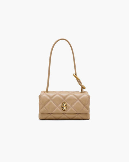 The Quilted Mini Dual Shoulder Bag Camel Marc Jacobs / BAGS