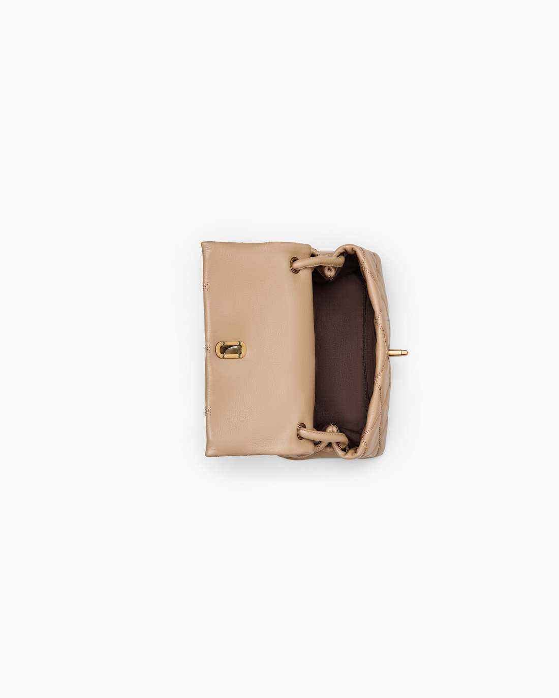 The Quilted Mini Dual Shoulder Bag Camel Marc Jacobs / BAGS
