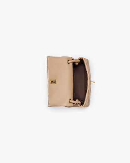 The Quilted Mini Dual Shoulder Bag Camel Marc Jacobs / BAGS