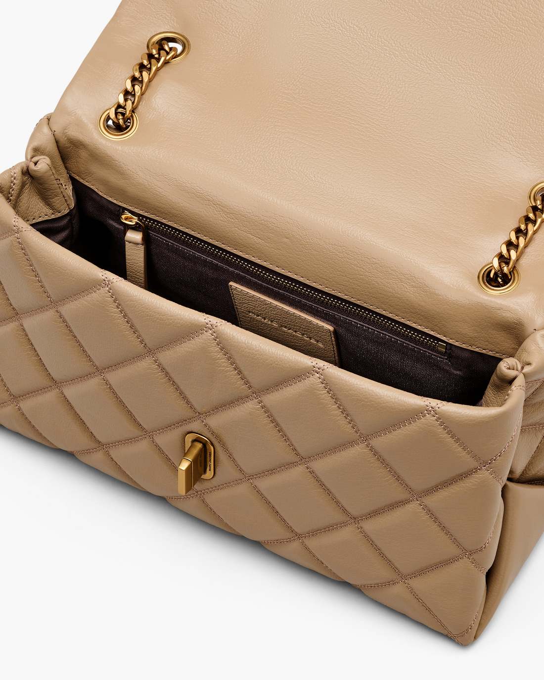 The Quilted Dual Convertible Shoulder Bag Camel Marc Jacobs / BAGS
