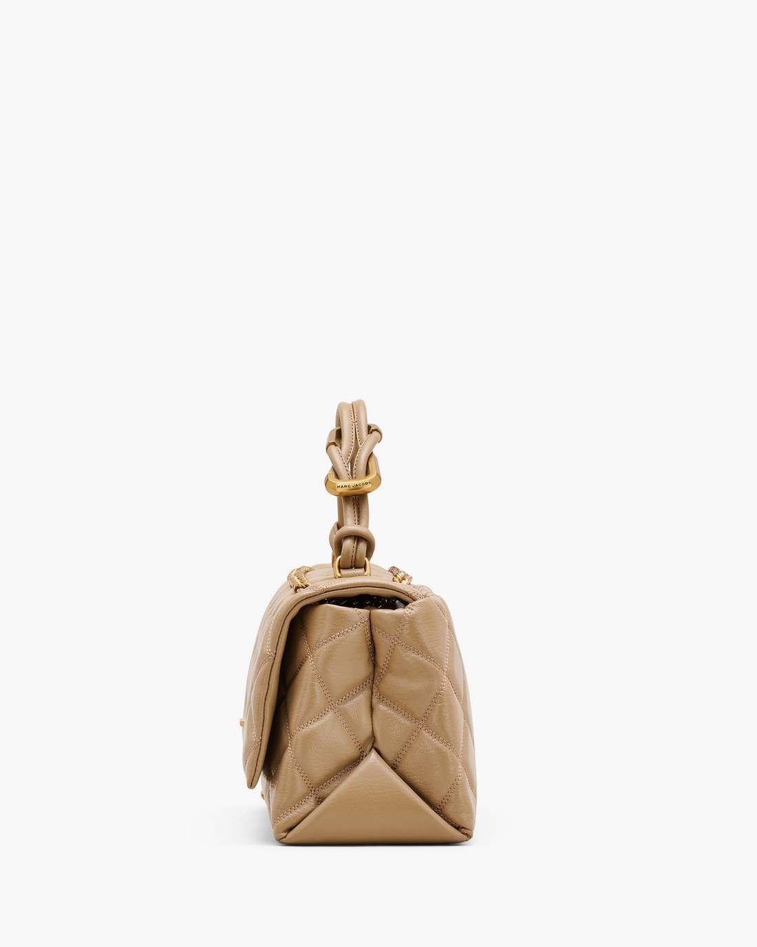 The Quilted Dual Convertible Shoulder Bag Camel Marc Jacobs / BAGS