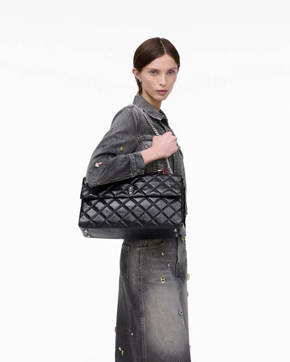 The Quilted XL Dual Convertible Shoulder Bag Black Marc Jacobs / BAGS