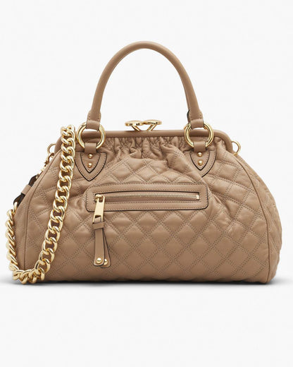 Re-Edition Quilted Leather Stam Bag Camel Marc Jacobs / BAGS