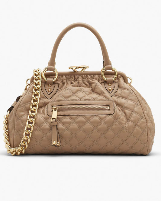 Re-Edition Quilted Leather Stam Bag Camel Marc Jacobs / BAGS