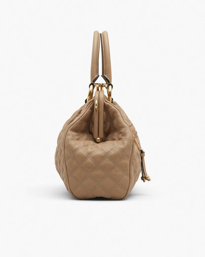 Re-Edition Quilted Leather Stam Bag Camel Marc Jacobs / BAGS