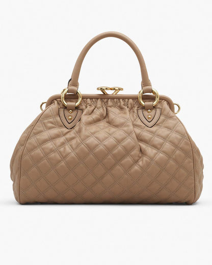 Re-Edition Quilted Leather Stam Bag Camel Marc Jacobs / BAGS