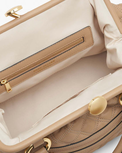 Re-Edition Quilted Leather Stam Bag Camel Marc Jacobs / BAGS