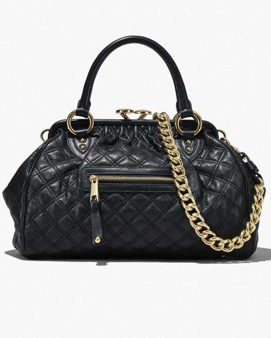 Re-Edition Quilted Leather Stam Bag Black Marc Jacobs / BAGS