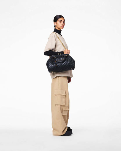 Re-Edition Quilted Leather Stam Bag Black Marc Jacobs / BAGS