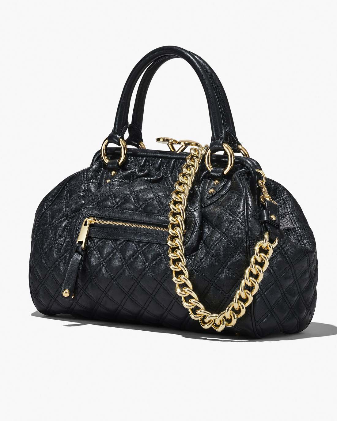 Re-Edition Quilted Leather Stam Bag Black Marc Jacobs / BAGS